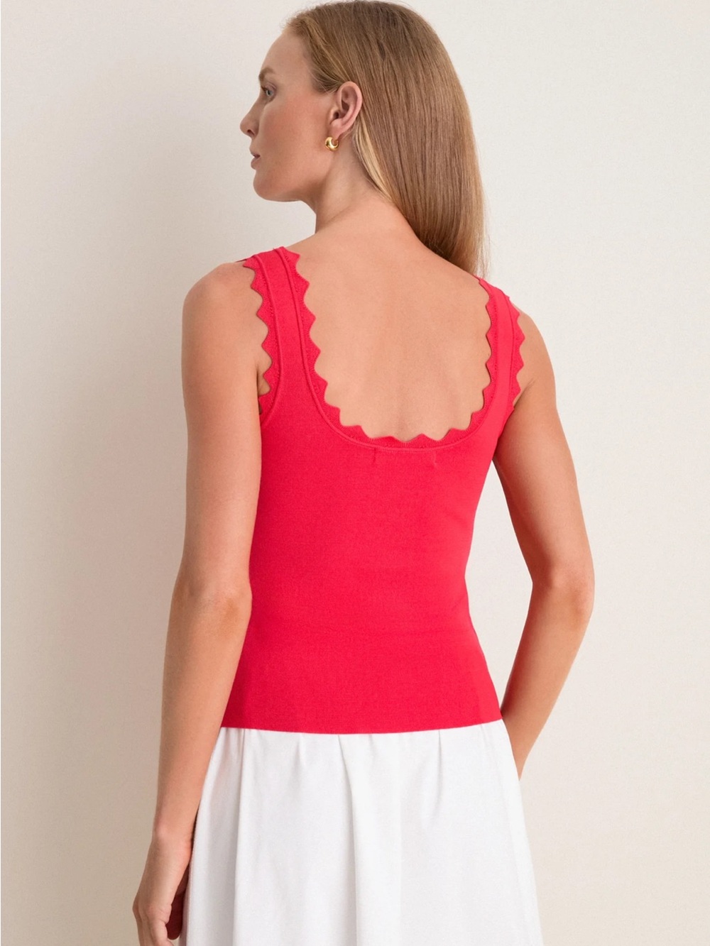 TUCKERNUCK Cherry Ric Rac Compression Tank - Picture 9 of 16